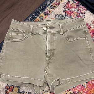 American Eagle Outfitters Women's Green Jean Shorts